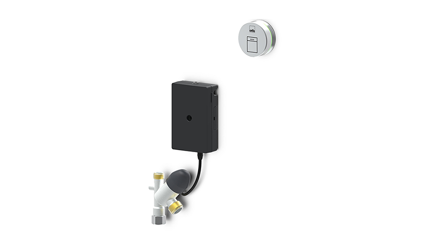 Oras electronic remote valve helps to minimize risk of water damage