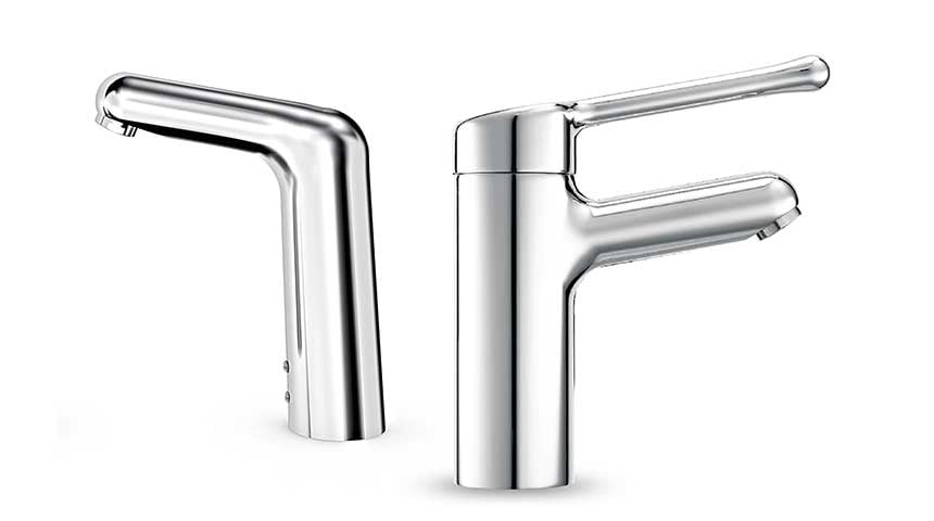 Oras Medipro medical faucets have minimal joints to prevent bacteria build