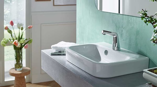 Touchless faucets can save up to 50% in water consumption compared to traditional lever faucets. 