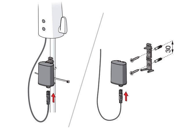 Udskiftning af batteriet til et berøringsfri armatur er hurtig og nem, da batteriet i de fleste armaturer er placeret i en boks under vasken.  