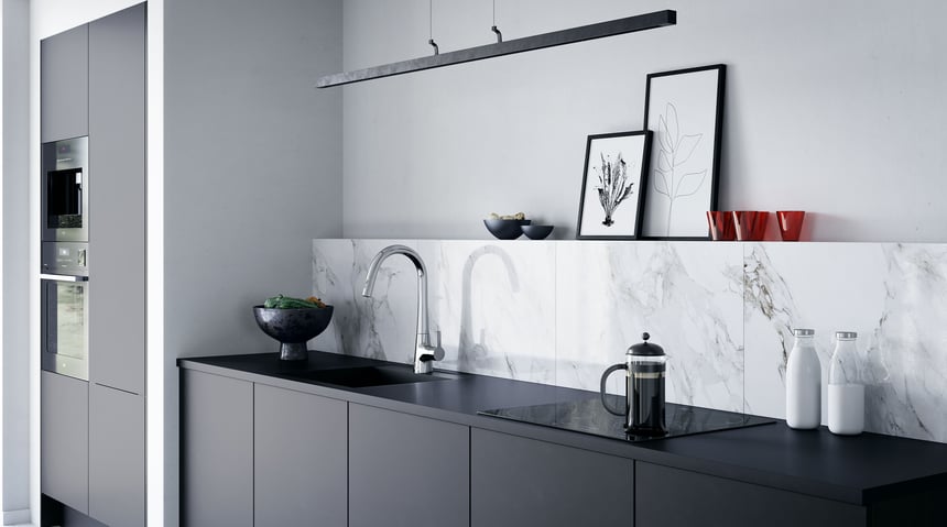 Oras Inspera is a unique series of faucets combining design and functionality. 
