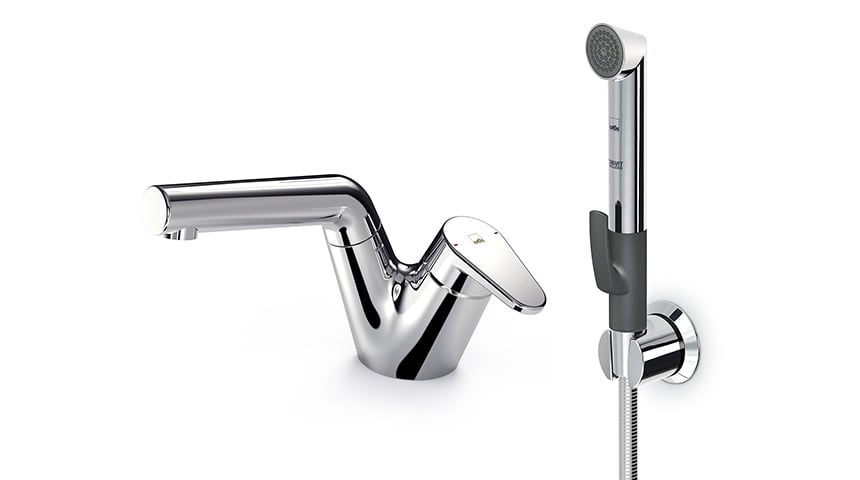 Added comfort - Touchless faucets with Bidetta hand shower