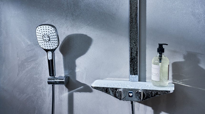 Get the ultimate spa experience at home with the Oras Esteta Wellfit shower system