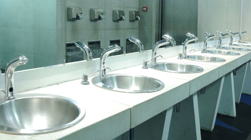 Sanitary facilities of the Tallinn Song Stage, Estonia