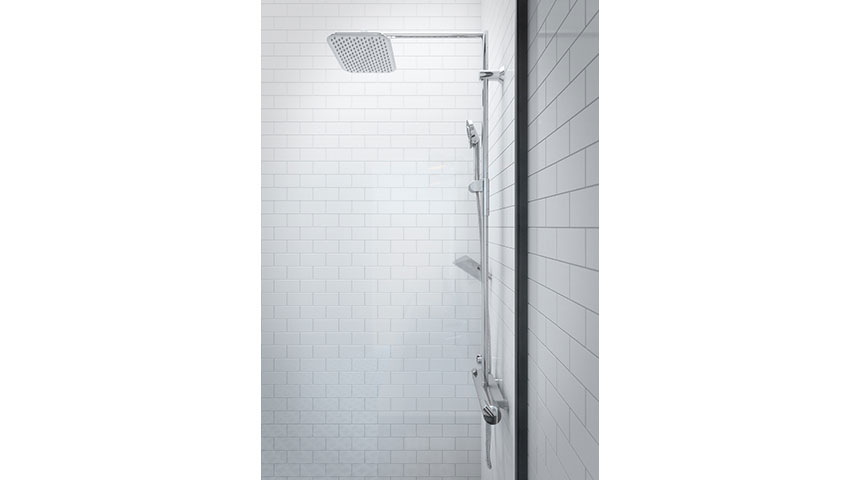 Oras Optima allows you enjoy your shower without wasting too much water.