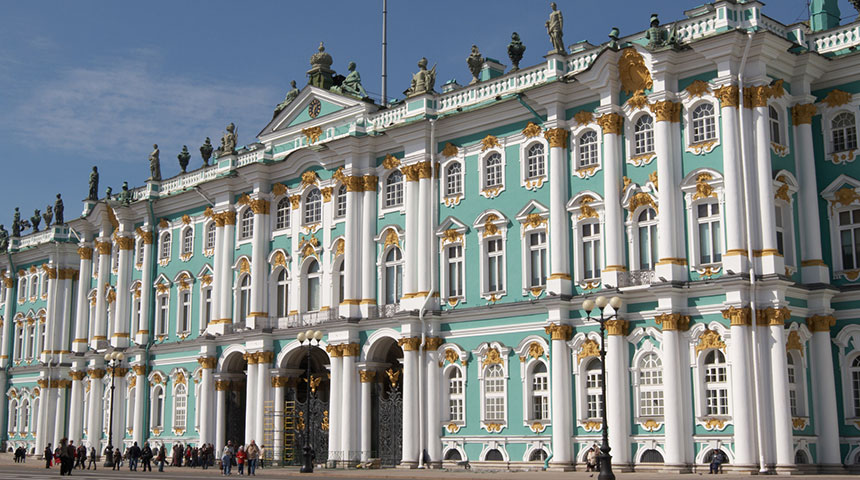 State Hermitage Museum i Russland har Oras kraner