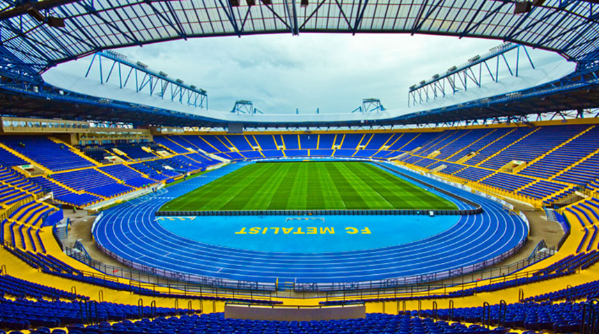 Metalist Stadium Kharkiv, Ukraina 