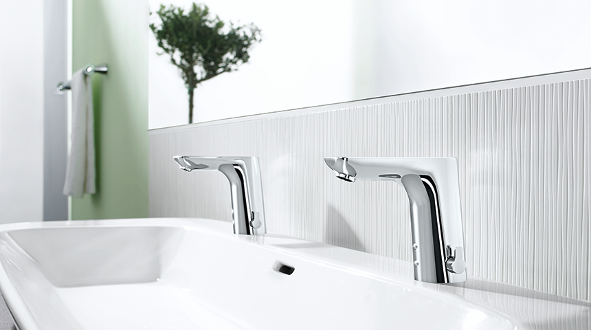 Touchless faucets are hygienic